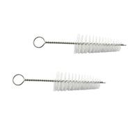 TOGEVAL 2pcs Saxophone Sound Hole Cleaning Brush Nylon and Stainless Steel Compact Practical Design for Alto Tenor Soprano Sax Clarinet Maintenance