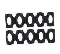 TOGEVAL 2pcs Silicone Can Holders Anti-slip Bottle Storage Racks for Fridge Beer Bottles Wine Mineral Water Organizers Mats for Home Bar Office Party