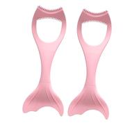 TOGEVAL 2Pcs Silicone Eyeliner Aid Tool for Women Eyelash Makeup Helper Curved Lash Line Guide Soft Wear-resistant Makeup Accessory for Precise Eye Application