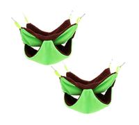 TOGEVAL 2pcs Small Animal Cotton Nest Hamster Hideout Rat Hammock for Cage Guinea Pig Shelter Warm Cozy Hideaway Easy to Clean and Maintain