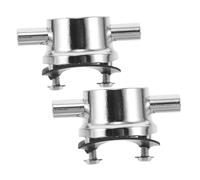 TOGEVAL 2pcs Snare Drum Lugs Metal Double-sided Drum Hardware for Snare Tom Stable Support Construction Easy Installation for Standard Mounting