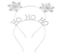 TOGEVAL 2pcs Snowflake Headdress Girl Christmas Decor Xmas Decor Party Snowflakes Hair Accessories Headband for Women Hairband Eve Fancy Aaa Bright Diamond Silver