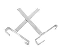 TOGEVAL 2pcs Stainless Steel Beehive Frame Holder Detachable Beekeeping Perch Stand Support Tool for Beekeepers Essential Hive Accessories