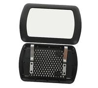 TOGEVAL 2pcs Sun Visor Makeup Mirror Compact Lightweight Car Vanity Mirror Scratch Resistant Easy Install for Natural Imaging Various Environments