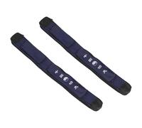 TOGEVAL 2pcs Taichi Sword Bag Thick Blue Canvas Carrying Case with Reinforced Stitching for Martial Arts Fitness Stick Organizer Protective Sheath for Cosplay and Training