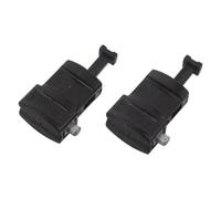 TOGEVAL 2pcs Telescopic Suitcase Handle Replacement with Luggage Locking Clips, Sturdy Plastic and Metal Construction, Compatible with Trolley Case for Frequent Business Trips and Urgent