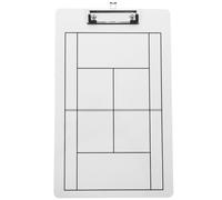 TOGEVAL 2Pcs Tennis and Hockey Dry Erase Boards Non-Magnetic Whiteboards Coaching Equipment Clipboards for Training Demonstrations and Strategy Planning