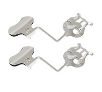 TOGEVAL 2pcs Trombone Lyre Holder Clip for Marching Bands Music Sheet Stand Compatible Various Instruments Portable Accessory for Musicians
