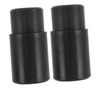 TOGEVAL 2pcs Vibration Rubber Weight Clamps with Guide Sleeve for Barbell Fitness Equipment Shock Absorbing Pads for Home Gym and Strength Training Plates Durable Noise Reduction