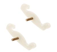 TOGEVAL 2pcs Violin Shoulder Rest Pads Replacement Feet 1/4-1/8 Size Universal Violin Shoulder Bracket Parts Non-Slip Comfortable Support