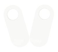 TOGEVAL 2pcs Wooden Door Knob Hangers Unfinished Blank Door Handle Signs for DIY Crafts Natural Wood Material Smooth Polished Surface for Home Office Hotel Decoration