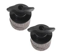 TOGEVAL 2set Cymbal Holder Set Soft Felt Pads Cymbal Wing Nut and Clamping Screw Knob for Drum Kit Accessories Felt Attachment for Easy Installation and Secure Hold during Drumming