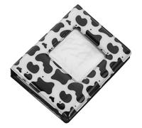 TOGEVAL 3-Inch Mini Photo Album Hollow Card Holder Multi-Pocket Pages, Creative Vintage Photocard Storage Booklet for Family and Friends