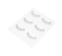 TOGEVAL 3 Pairs Handmade Natural Looking False Eyelashes of Thick Defined Lashes with Transparent Band for Daily Use Eye Enhancing Volume for Womens Eye Makeup Dense Individual Lash