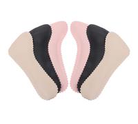 TOGEVAL 3 Pairs High Heel Pads Self-Adhesive Foot Pads Lightweight Comfortable Pigskin Heel Insoles for People with Foot Or Blisters Summer Breathable Sweat-Absorbing Non-Slip Inserts