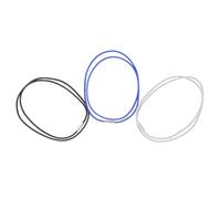 TOGEVAL 3 Pcs Elastic Trash Can Bands for Home Garbage Cans, Sturdy Nylon Waist Straps with 70cm Circumference, Flexible Trash Bag Gripper Belts for Kitchen Waste Bin Securement