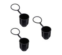 TOGEVAL 3 Pcs Universal 50Mm Towing Hitch Ball Cap with Hook Trailer Coupling Protective Cover for Rv Trailer Tow Bar