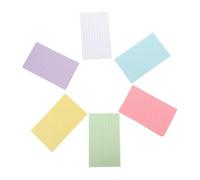 TOGEVAL 300 Sheets Colored Index Cards Small Notepads for Writing Study to-do Lists Home School Office Tear-Resistant Paper for Vocabulary Recording and Daily Planning