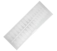 TOGEVAL 300pcs Ultra Thin Frosted Full Cover Nail Tips Almond Shape False Nails for DIY Extension Five Styles