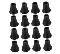 TOGEVAL 30pcs Anti-slip Rubber Drum Feet Protectors for Drum Kits and Floor Durable Leg Covers to Prolong Lifespan and Prevent Damage Suitable for Practice and Performance