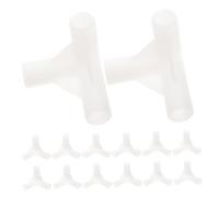 TOGEVAL 30PCS Canopy Frame Connectors PVC Tee Elbow Replacement Parts for Outdoor Tent and Patio Gazebo Right Angle Three Way Fittings for Stable Structure and Easy Repair