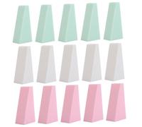TOGEVAL 30Pcs Cosmetic Makeup Sponges for Women Soft Multipurpose Foundation Puff in White Pink Green Dual-use for Liquid and Powder Skin-friendly Beauty Tools for Application