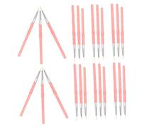 TOGEVAL 30Pcs Nail Art Liner Brush Fine Tip Manicure Pens for Salon Professional Nail Drawing Tools with Precision Tips