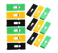 TOGEVAL 30PCS Pitch Short Circuit Jumper Caps with Open Closed Design Black Green Yellow Circuit Board Repair Shunts for DIY Hard Drive and Dvd Projects
