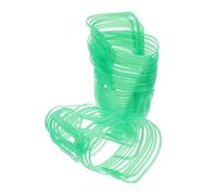 TOGEVAL 30pcs Reusable Plastic Infusion Bottle Net Covers with Transparent Design for Easy Liquid Monitoring Stable Support Fit for Saline and Drip Bottles Patient Care Hanging Accessories