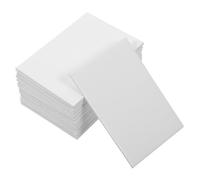 TOGEVAL 30Pcs Thick White Blank Card Stock Protective Cardstock Covers Hard Cardboard for Game Cards Id Business and Credit
