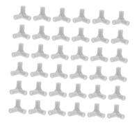 TOGEVAL 36pcs Canopy Connector Parts Plastic Tee Kit for Outdoor Patio Tent Frame Lightweight Fittings with Right Angle Design for Fast Repair and Enhanced Structural Support