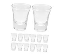 TOGEVAL 36pcs Glass Holy Communion Cups Reusable Tiny Chalice for Church Services Fits Standard Communion Trays Clear Sacred Drinkware Christian Supply