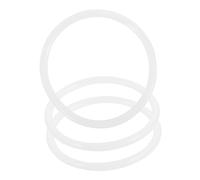 TOGEVAL 3pcs 8.5cm Rubber O-rings for Singing Bowl Tibetan Sound Bowl Mat Cushion for Buddhist Ritual Instruments Meditation Accessories