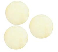 TOGEVAL 3pcs African Drum Skin Replacement Cover Goat Leather Drum for Percussion Instruments Supple Material Easy to Store and Install for Musicians