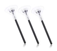 TOGEVAL 3pcs Angled Fan-shaped Eyelash Brushes for Precise Lash Definition and Mascara Application Lightweight Handle for Comfortable Grip Versatile Lash Applicator Tools for Makeup