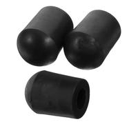 TOGEVAL 3pcs Bass End Pin Protector Cello Endpin Cap Rubber Tip Stopper Endpin Rubber Pad Upright Bass Parts Replacement