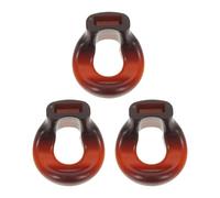 TOGEVAL 3pcs Dizi Mouthpiece Embouchure Trainer for Bamboo Flute Airflow Guide Plastic Flute Warm Up Tool Beginner Practice Aid for Woodwind Embouchure Exercise