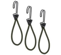 TOGEVAL 3Pcs Elastic Rope Hooks for Tent Durable Multifunctional Tent Accessories Easy to Install Lightweight and Compact for Outdoor Camping and Canopy Use and Windproof
