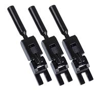 TOGEVAL 3pcs Electric Guitar Tremolo Bridge String Saddles Double Locking System Locked Guitar Parts Black Suitable for Electric Replacement