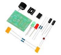 TOGEVAL 3pcs Electronic Set Ne555 Astable Circuit Project Kit with Dual Flashing Light Effects, Epoxy Resin Components, Practical Soldering Kit for Educational and DIY Electronics Training
