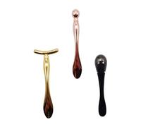 TOGEVAL 3pcs Eye Massage Beauty Spoon Stick for Makeup Face Spoons Eye Applicator for Skincare Tools Dark Circles Treatment Women
