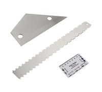 TOGEVAL 3Pcs Guitar Fret Rocker Notched String Action Ruler for Electric and Acoustic Guitars Bass Level Ruler Compact Guitar Measurement Tool