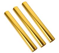 TOGEVAL 3Pcs Lightweight Aluminum Alloy Relay for Sports Race Durable Smooth Surface Running Sticks for Field Relay Competitions Comfortable Grip and Fall Resistant Design