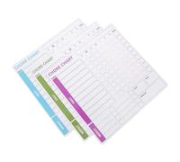 TOGEVAL 3pcs Magnetic Reward Chart for Fridge Multi Functional Behavior and Chore Planner Stickers Reusable Dry Erase Pet Boards with Strong Magnets for Daily Habit Tracking and Motivation