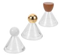 TOGEVAL 3pcs Mini Perfume Atomizer Set Refillable Thickened Glass Bottles with Precision Fine Mist Spray for Travel and Daily Fragrance Refreshment Portable Empty Spray Bottle