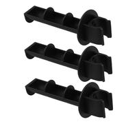 TOGEVAL 3pcs Plastic Bathroom Toilet Paper Holder Stand for Commode Chairs and Wheelchairs Space-Saving Compact Design Versatile Attachment for Home and Public Bathrooms