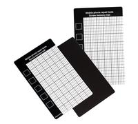 TOGEVAL 3pcs Portable Magnetic Screw Mat Flexible Work Station Pad for Phone and Electronics Repair Small Screw Organizer for DIY Maintenance