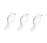 TOGEVAL 3Pcs Realistic Artificial Birds Garden Ornament Vivid Simulation Bird Figures for Garden Micro Landscape Home and Office Decoration Craftsmanship