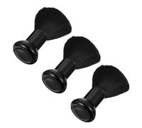 TOGEVAL 3pcs Salon Neck Duster Brush for Hair Cleaning Lightweight Barber Hair Sweeping Brushes with Soft Touch for Professional Hairdressers and Home Use