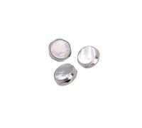 TOGEVAL 3pcs Sax Button Saxophone Key Finger Buttons White